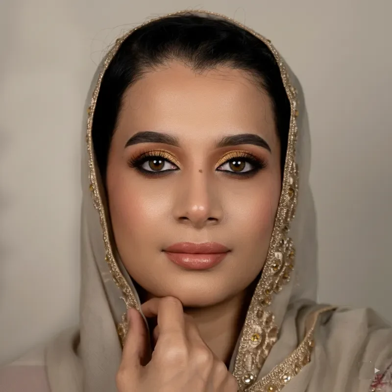 Haneena professional makeup artist in Dubai